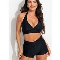 Pour Moi Space High-Waist Short Brief - Black