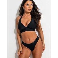 Pour Moi Space High-Leg Bikini Thong - Black
