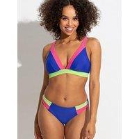 Pour Moi Palm Springs Colour Block Tab Brief - Multi