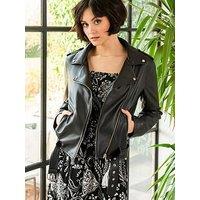 Pour Moi Michelle Vegan Leather Biker Jacket