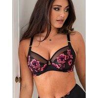Pour Moi Soiree Embroidery Side Support Bra - Multi