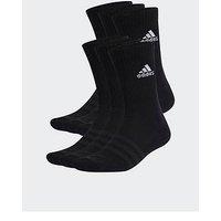 Adidas Cushioned Sportswear Crew Socks 6 Pairs - Black