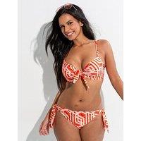 Pour Moi Casablanca Tie Side Brief - Orange