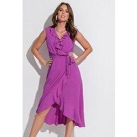 Pour Moi Midaxi Wrap Beach Dress With Lenzing Ecovero Viscose Fibres - Light Purple