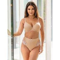 Pour Moi St Tropez High-Waist Deep Brief - Nude