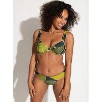 Pour Moi Dolce Vita Reversible Bikini Brief - Green