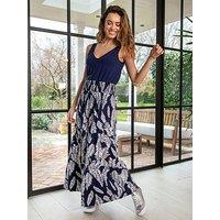 Pour Moi Tahlia Woven Frill Tiered Maxi Skirt With Lenzing? Ecovero? Viscose - Multi