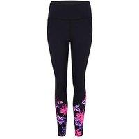 Pour Moi Energy Full Length Sports Legging - Black/Multi