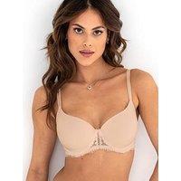Pour Moi Fleur Padded Underwired Balconette Bra - Beige