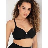 Pour Moi Effortless Super Soft Spacer T-Shirt Bra - Black