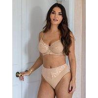 Pour Moi New Romance High-Waist Midi Brief - Beige