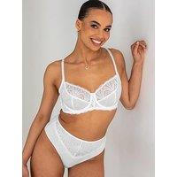 Pour Moi New Romance High-Waist Midi Brief - White