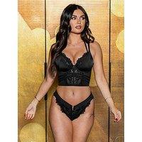 Pour Moi India Wild At Heart Brazilian Brief - Black