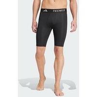 Adidas Techfit Compression Training Short Leggings - Black