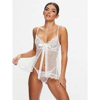 Ann Summers Bridal Bon Bon Babydoll Set Ivory