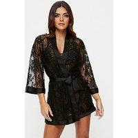 Ann Summers Enlightening Robe - Black