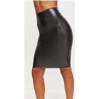 Ann Summers Zuri Wet Look Skirt - Black