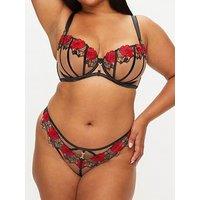 Ann Summers Caged Rose Non Padded Fuller Bust Balcony Bra