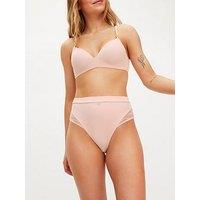 Kbx Charlotte High-Waisted Thong - Light Pink