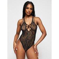 Ann Summers Radiance Crotchless Body - Black