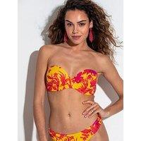 Pour Moi Heatwave Strapless Lightly Padded Top - Bright Multi