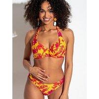 Pour Moi Heatwave Halter Underwired Top - Bright Multi
