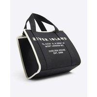 River Island Canvas Embroidered Tote Bag