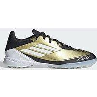 Adidas Messi F50 League Turf Boots - Gold