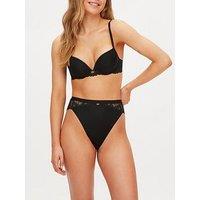 Kbx Harper Smooth Padded Plunge Bra - Black
