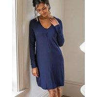 Pour Moi Sofa Loves Lace Long Sleeve V-Neck Hidden Support Nightdress