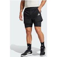 Adidas Gym+ 2-In-1 Shorts - Black