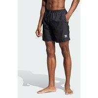 Adidas Originals Adicolor 8-Inch Swim Shorts - Black