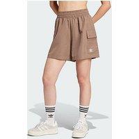 Adidas Originals Essentials Woven High-Waist Cargo Shorts