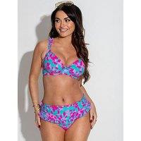 Pour Moi Ocean Breeze Frill Fold Over Bikini Brief