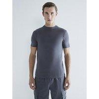 River Island Muscle Fit Mixed 3 Pk T-Shirt - Grey