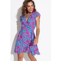 Pour Moi Lenzing? Ecovero? Viscose Frill Wrap Beach Dress