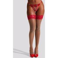 Ann Summers Shimmer Lace Top Hold Ups