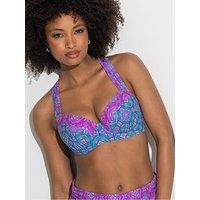 Pour Moi Venice Beach Underwired Lightly Padded Bikini Top - Multi