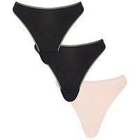 Kbx 3 Pack Micro High Leg Brief - Multi