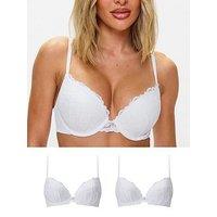 Ann Summers Sexy Lace Padded Plunge 2Pp White A-G Cup