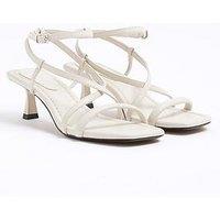 River Island Kitten Heel Strappy Sandals