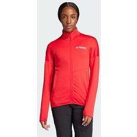 Adidas Terrex Xperior Climawarm Light Fleece Jacket - Red