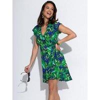 Pour Moi Frill Wrap Beach Dress