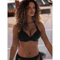 Pour Moi St Kitts Underwired Boost Push-Up Padded Top - Black