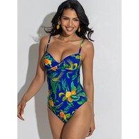 Pour Moi Free Spirit Underwired Lightly Padded Swimsuit - Print