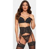 Ann Summers Sexy Lace Padded Plunge Black A-G Cup