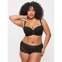 Ann Summers Sexy Lace Padded Balcony Black A-G Cup