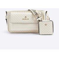 River Island Ri Monogram Pouchette Cross Body Bag