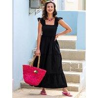 Pour Moi Lucy Cotton Poplin Tiered Maxi Dress