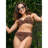 Pour Moi Free Spirit Fold Over Brief - Multi
